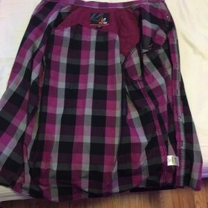 Purple/Black Amplify brand Flannel